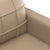 2 Piece Sofa Set with Pillows Cappuccino Faux Leather