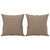 3 Piece Sofa Set with Pillows Cappuccino Faux Leather