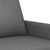 4 Piece Sofa Set with Cushions Dark Grey Fabric