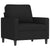 3 Piece Sofa Set with Cushions Black Velvet