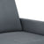 2 Piece Sofa Set with Cushions Dark Grey Velvet