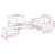 3 Piece Sofa Set with Cushions Light Grey Fabric