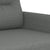 3 Piece Sofa Set with Cushions Dark Grey Fabric