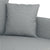 2 Piece Sofa Set with Cushions Light Grey Fabric