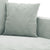 3 Piece Sofa Set with Cushions Light Grey Velvet