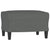 4 Piece Sofa Set with Cushions Dark Grey Fabric