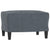 3 Piece Sofa Set Dark Grey Velvet