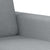 2 Piece Sofa Set with Pillows Light Grey Fabric