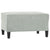 4 Piece Sofa Set with Pillows Light Grey Velvet