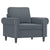 4 Piece Sofa Set with Pillows Dark Grey Velvet