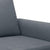 2 Piece Sofa Set with Cushions Dark Grey Velvet