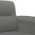 3 Piece Sofa Set with Cushions Dark Grey Microfibre Fabric