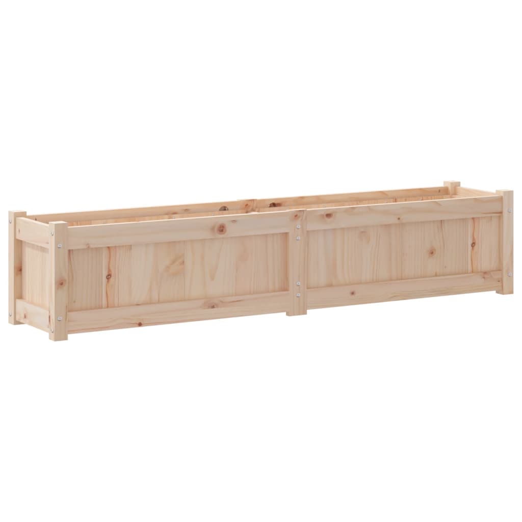 Garden Planter 150x31x31 cm Solid Wood Pine