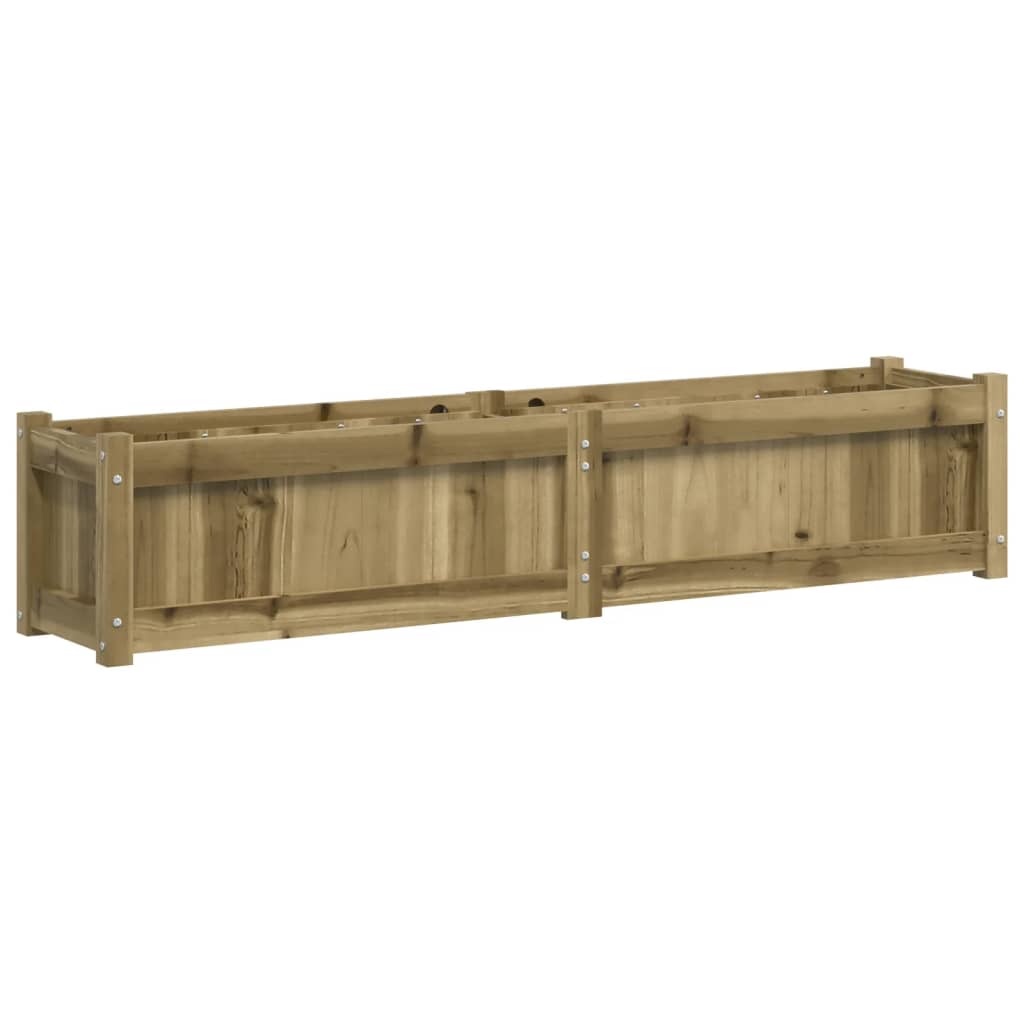 Garden Planter 150x31x31 cm Impregnated Wood Pine