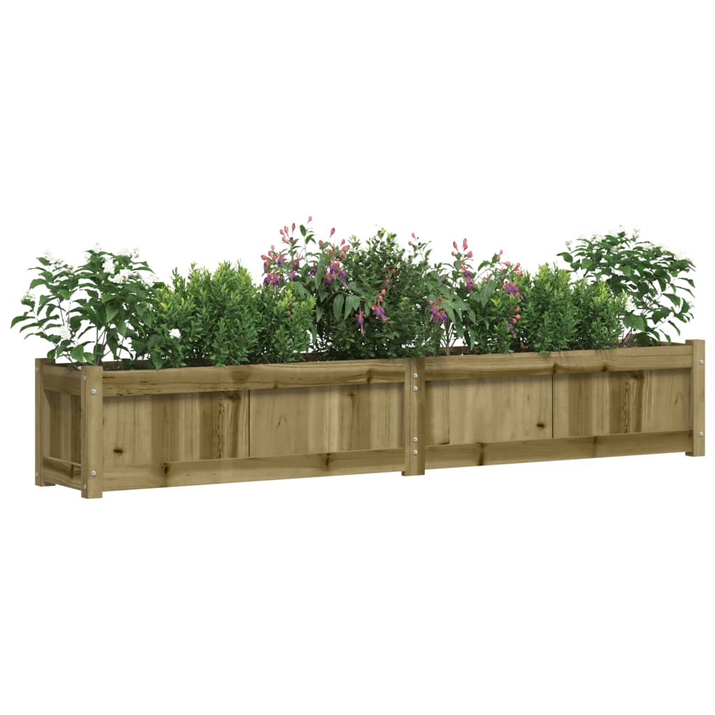 Garden Planters 2 pcs Impregnated Wood Pine