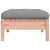 Garden Footstool with Cushion Solid Wood Douglas