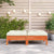 Garden Footstools with Cushions 2 pcs Wax Brown Solid Wood Pine