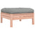 Garden Footstools with Cushions 2 pcs Solid Wood Douglas