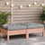 Garden Footstools with Cushions 2 pcs Solid Wood Douglas