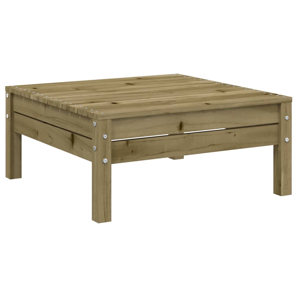 Garden Sofa with Cushions and Footstool 2-Seater