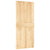 Sliding Door with Hardware Set 90x210 cm Solid Wood Pine