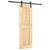 Sliding Door with Hardware Set 70x210 cm Solid Wood Pine