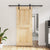 Sliding Door with Hardware Set 85x210 cm Solid Wood Pine