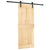 Sliding Door with Hardware Set 85x210 cm Solid Wood Pine