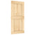 Sliding Door with Hardware Set 95x210 cm Solid Wood Pine