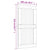 Sliding Door with Hardware Set 100x210 cm Solid Wood Pine