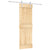 Sliding Door with Hardware Set 70x210 cm Solid Wood Pine