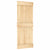 Sliding Door with Hardware Set 80x210 cm Solid Wood Pine