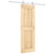 Sliding Door with Hardware Set 70x210 cm Solid Wood Pine