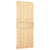 Sliding Door with Hardware Set 90x210 cm Solid Wood Pine