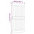 Sliding Door with Hardware Set 100x210 cm Solid Wood Pine