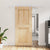 Sliding Door with Hardware Set 90x210 cm Solid Wood Pine