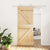 Sliding Door with Hardware Set 85x210 cm Solid Wood Pine