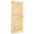 Sliding Door with Hardware Set 90x210 cm Solid Wood Pine