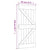 Sliding Door with Hardware Set 95x210 cm Solid Wood Pine