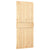 Sliding Door with Hardware Set 80x210 cm Solid Wood Pine