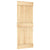 Sliding Door with Hardware Set 80x210 cm Solid Wood Pine