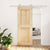 Sliding Door with Hardware Set 80x210 cm Solid Wood Pine