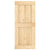 Sliding Door with Hardware Set 90x210 cm Solid Wood Pine