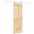 Sliding Door with Hardware Set 70x210 cm Solid Wood Pine