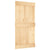 Sliding Door with Hardware Set 100x210 cm Solid Wood Pine