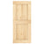 Sliding Door with Hardware Set 90x210 cm Solid Wood Pine