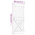 Sliding Door with Hardware Set 80x210 cm Solid Wood Pine