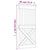 Sliding Door with Hardware Set 95x210 cm Solid Wood Pine