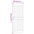 Sliding Door with Hardware Set 80x210 cm Solid Wood Pine