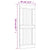 Sliding Door with Hardware Set 85x210 cm Solid Wood Pine